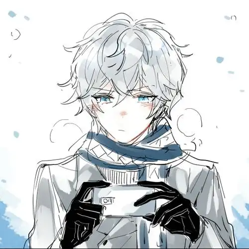 王者荣耀动漫二次元可爱五黑头像诸葛亮