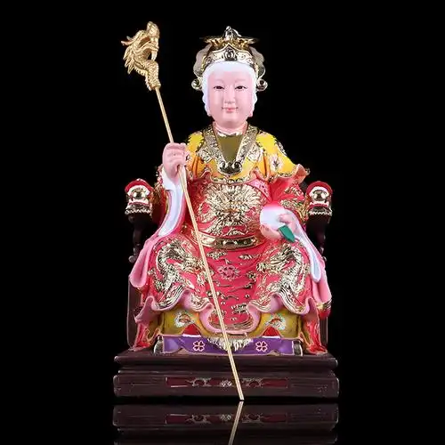 泰山老奶奶神像 碧霞元君居家供奉树