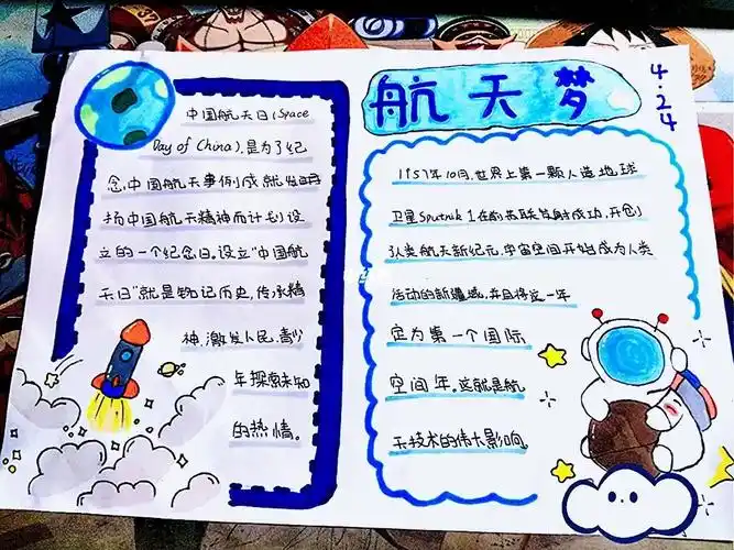 关于航天的手抄报72