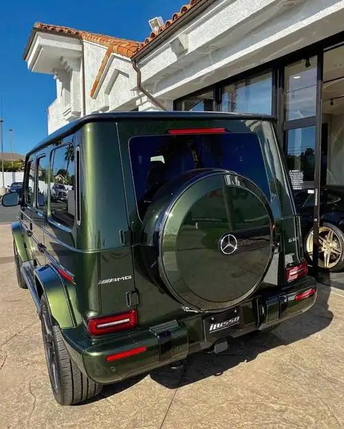 大家最爱的奔驰大g!这个颜色真的太好看了!