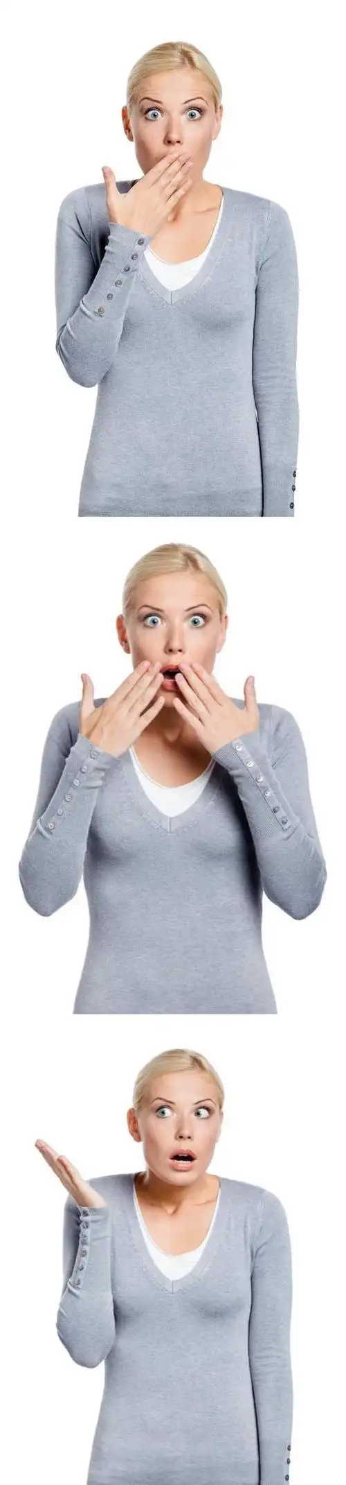 外国女人问号脸表情包!