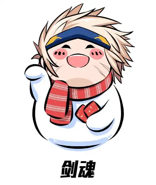 【dnf头像】雪人套像素头第十弹-男鬼剑