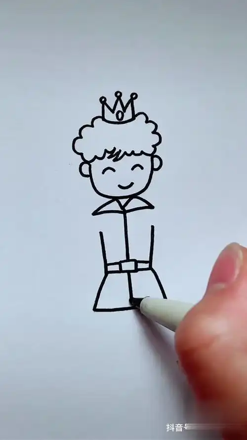 一起画帅气的小王子儿童简笔画 简笔画 简笔画教程-母婴亲子视频-搜狐