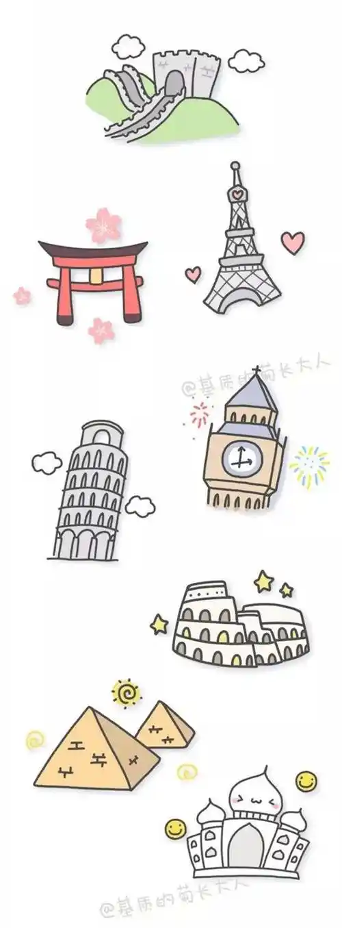 建筑物简笔画建筑物简笔画彩色