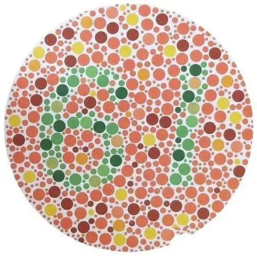 色盲色弱检测图,图3识别出来,那么你可能就与驾考无缘了