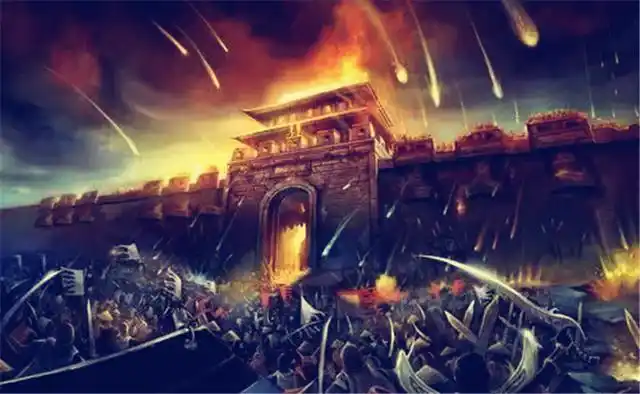 古代攻城战,守城士兵为何不推倒梯子,反而向下扔石头?