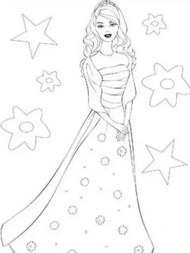 儿童简笔画芭比娃娃和洋娃娃