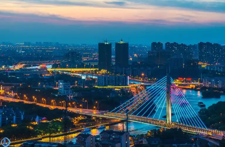 华灯初上无锡的夜景太撩人