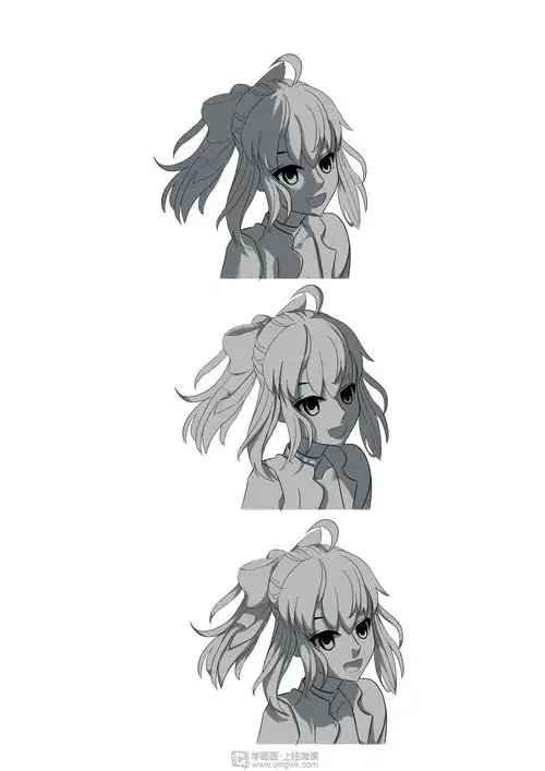 动漫插画基础——打光练习