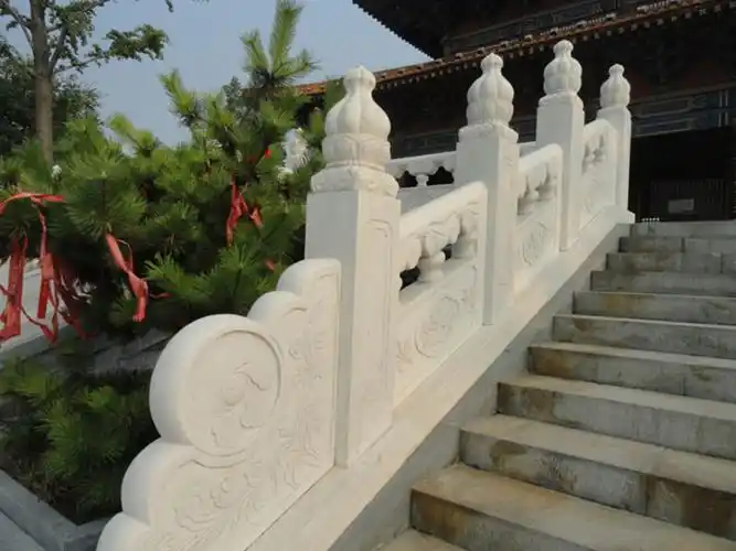 汉白玉扶手石栏杆