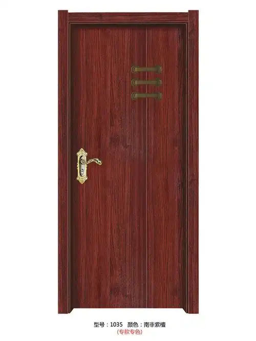 长期批发 1035南非紫檀加工实木门