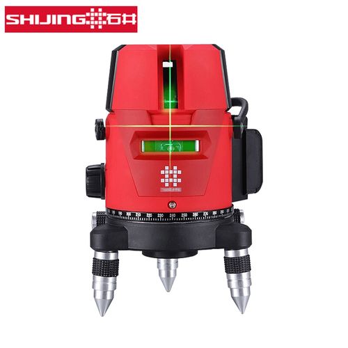 石井(shijing)水平仪3线绿光贴地仪 7563红外高精度测平仪器 激光水平