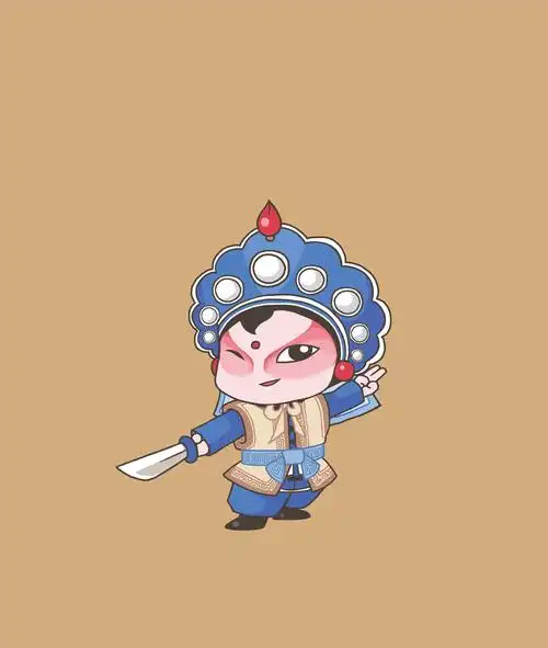 为某茶馆画的京剧系列小插图