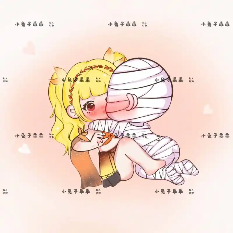 和平精英情侣头像绘画#和平精英 #吃鸡q版头