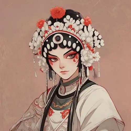 京剧人物卡通头像