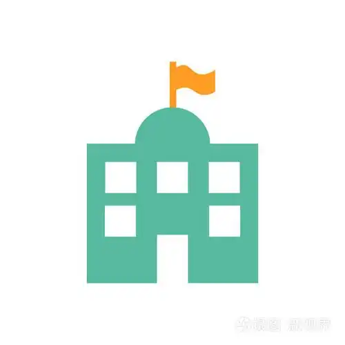 学校图标矢量隔离白色背景为您的 web 和移动应用程序设计, 学校徽标