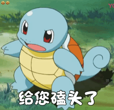 给您磕头了(杰尼龟表情包)