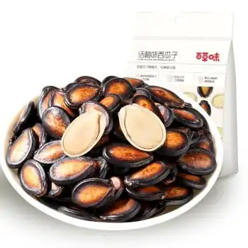 百草味话梅味西瓜子500g坚果炒货小包袋装瓜籽年货休闲零食话梅西瓜子