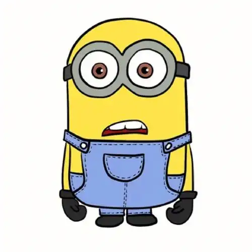 美工区小黄人简笔画打印