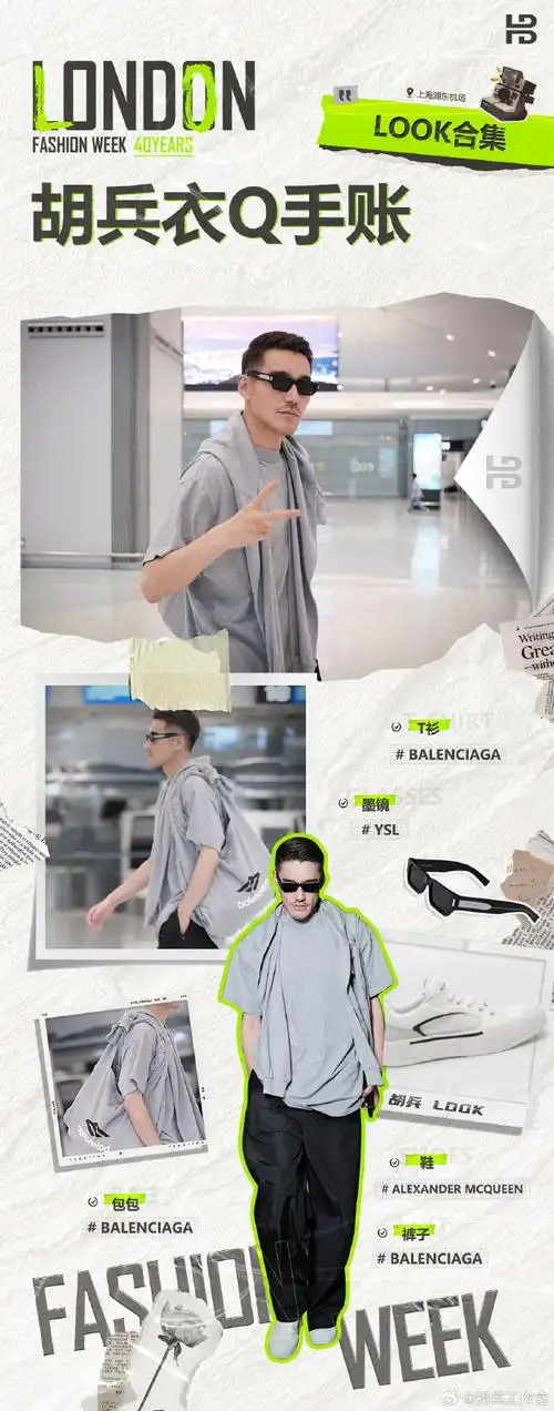 胡兵在伦敦时装周##胡兵全球go##胡兵出发去爱