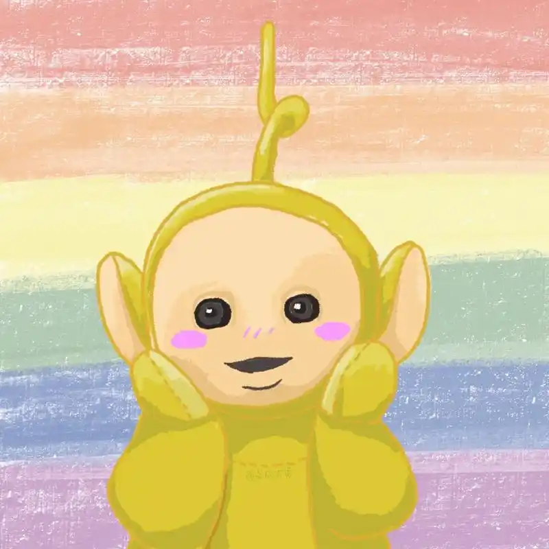 天线宝宝拉拉头像 爱上彩虹吃定彩虹