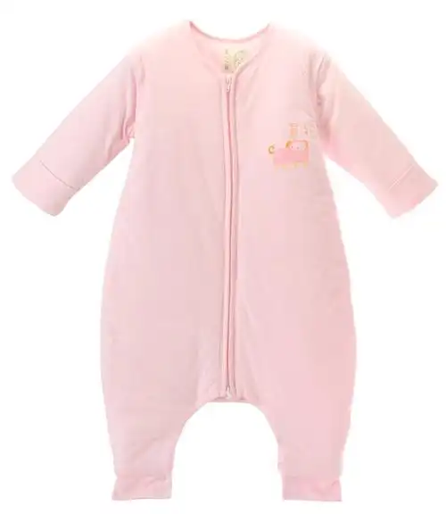 爱之藤 宝宝婴儿睡袋秋冬款加厚儿童冬季纯棉宝宝分腿式分腿睡袋