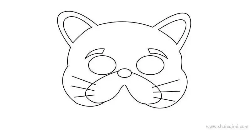 面具儿童画怎么画面具简笔画步骤