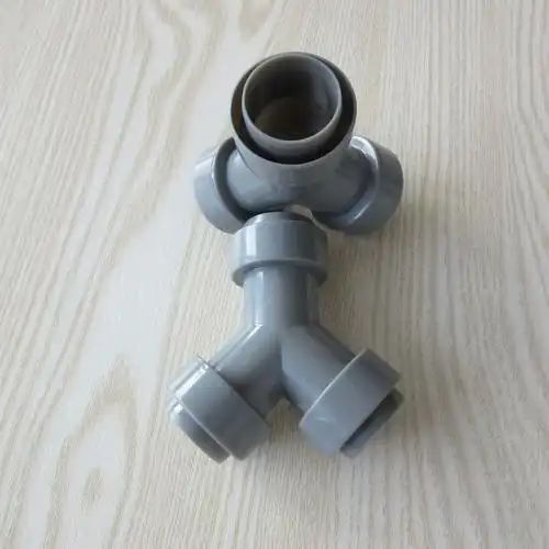 厂家供应 y形三通接头 塑料接头 水槽下水管接头