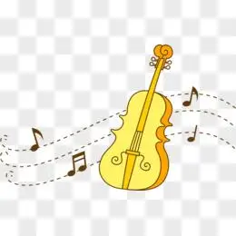 卡通小提琴