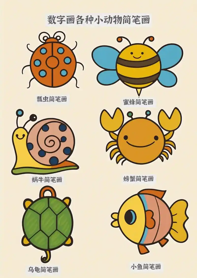 你知道用数字0可以画哪些小动物吗?这 - 抖音