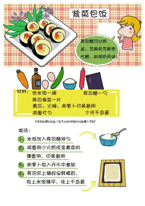 朵拉教你做紫菜包饭