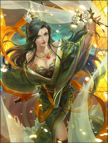 《三国杀ol》山樱美人 翘首以盼 徐氏新品传说皮肤上架