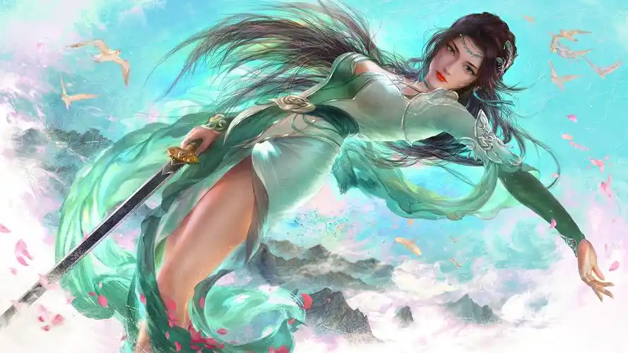 斗破苍穹精美图片 云韵 - 空间壁纸网