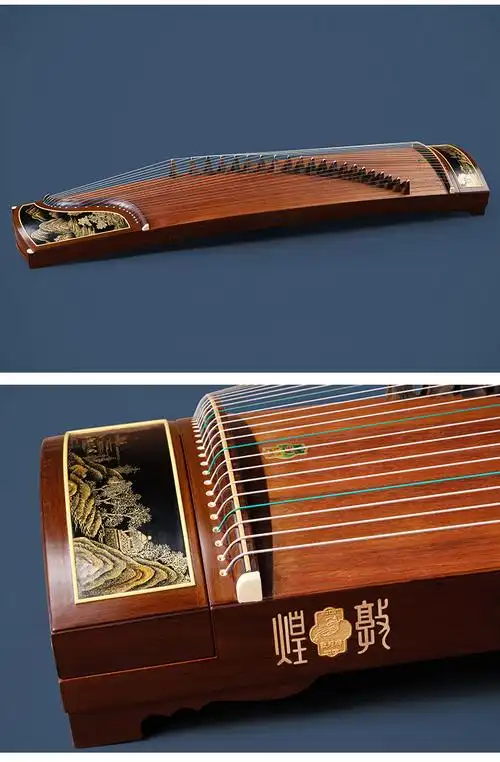 敦煌牌古筝21691p浮光溢彩青山泉韵古筝敦煌牌乐器官方商城