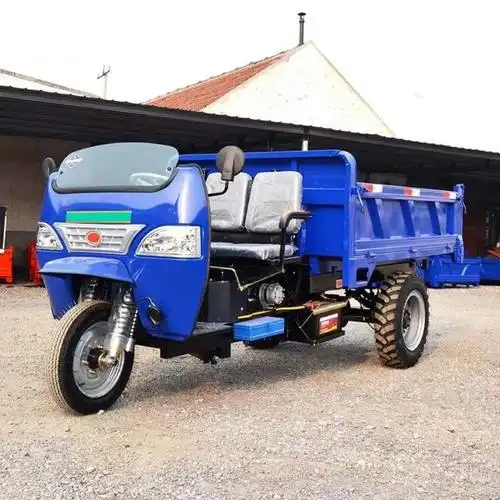 建筑工地农用养殖自卸柴油三轮车