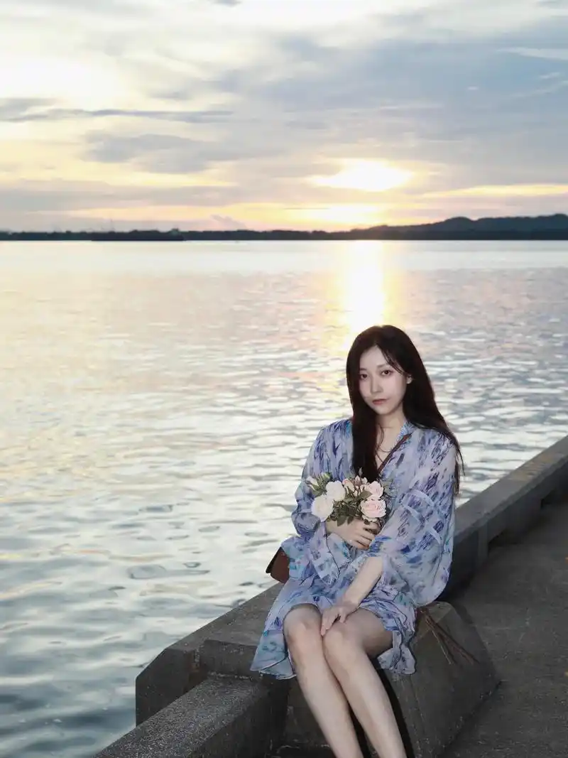 在新加坡西海岸拍摄的人像照片