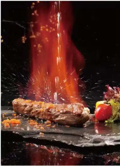 法式火焰牛排图片