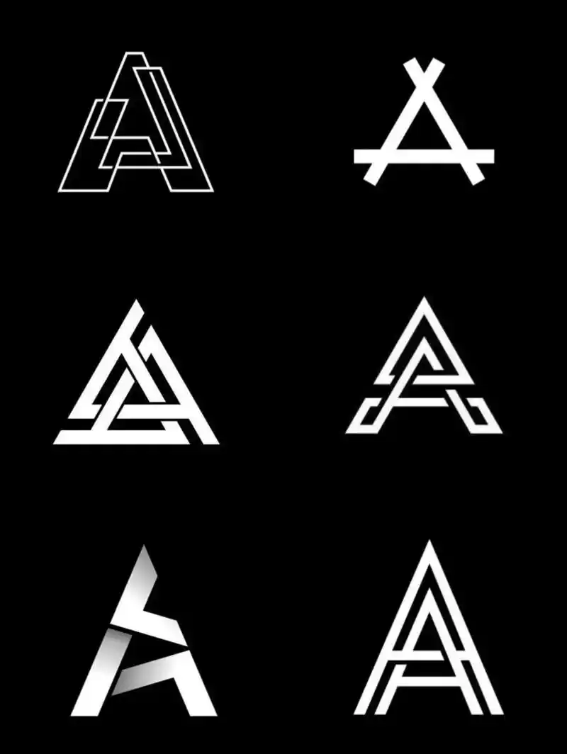 字母alogo创意简约现代感