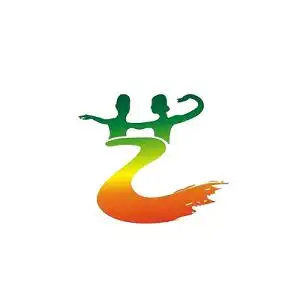 设计人形标志现代智能车接口3d 渲染校园文化艺术节标志电子数码商务