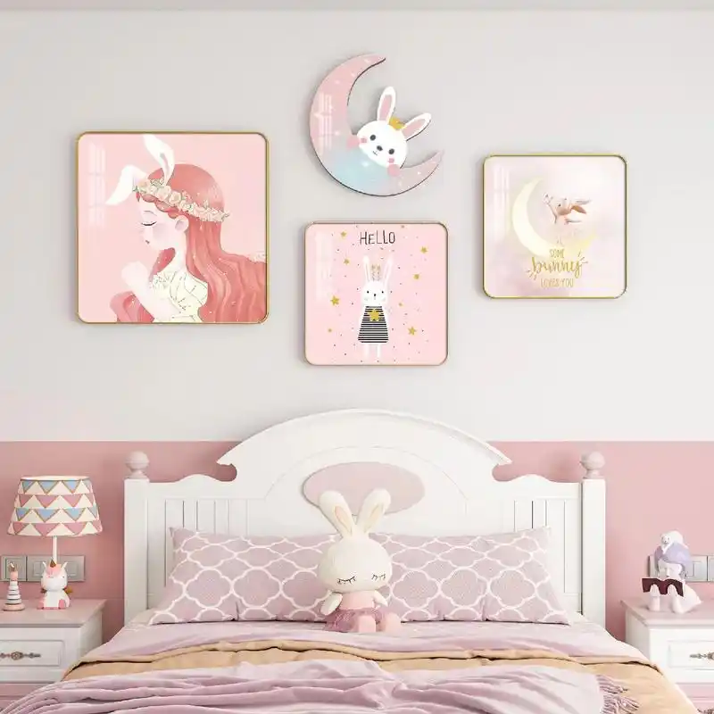 儿童房背景墙壁纸推荐.