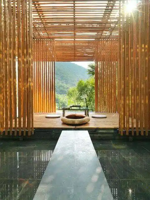 竹屋,透着光的房子