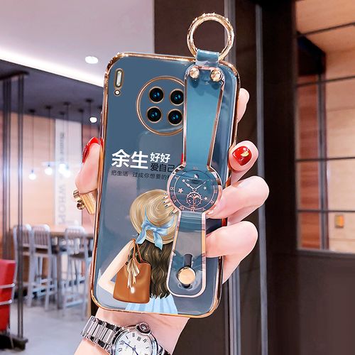 适用华为mate30手机壳新款mate30pro余生好好爱自己mate30epro斜跨