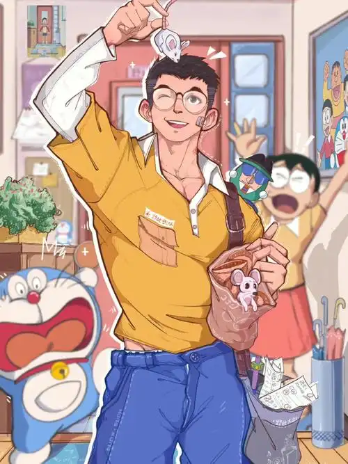 当野比大雄长大后