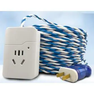 mielanat纯铜充电线家用电源延长线插座带线插排10/20米接线拖线板