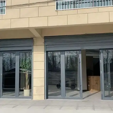 四开多功能折叠门铝合金大门,对开门,门市门商铺,门厂家直销