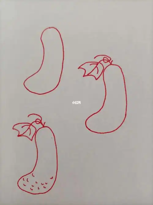 简笔画(265)黄瓜