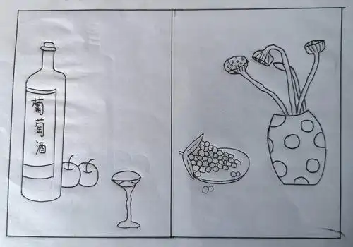 【坡头区一中】《向画家学构图》初一学生美术作业展