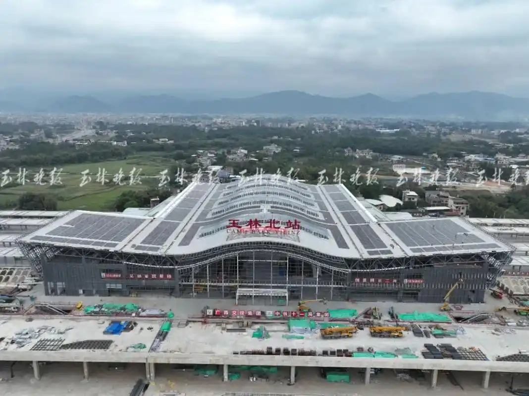 玉林北站进度条"刷新"-广西新闻网