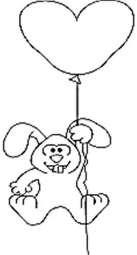 兔子的后面简笔画,画兔子图片大全难一点