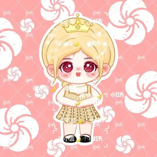 rose朴彩英q版人物饭圈美工blackpink